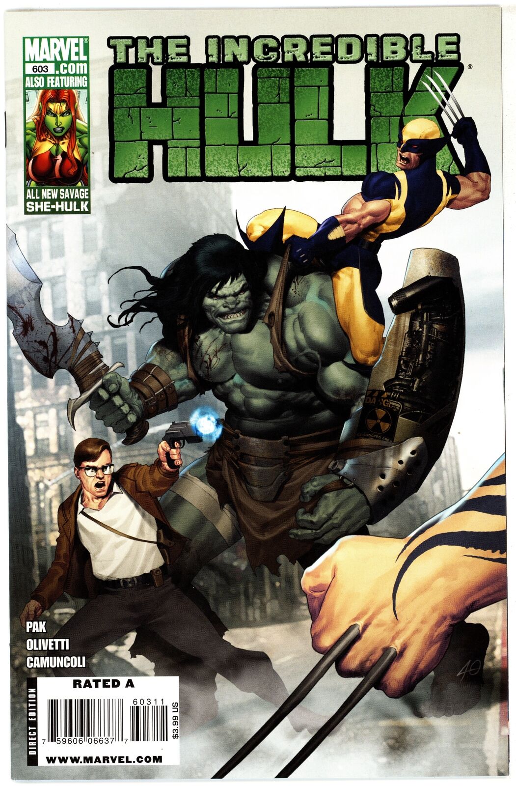 Incredible Hulk (2009) #603 NM- Ariel Olivetti Cover